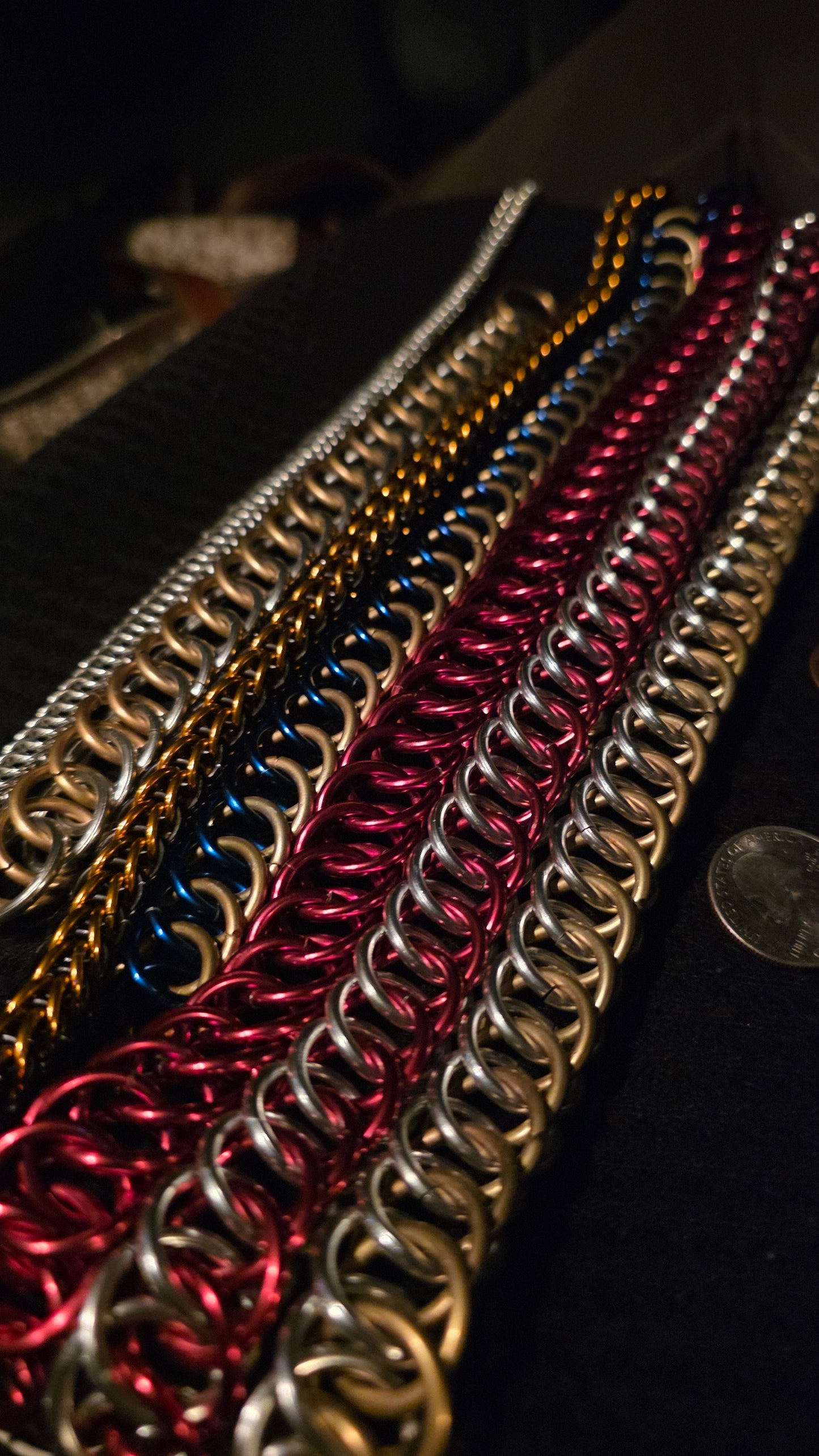Custom Chainmaille Necklaces, Bracelets, etc.