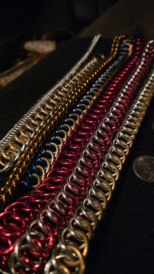 Custom Chainmaille Necklaces, Bracelets, etc.