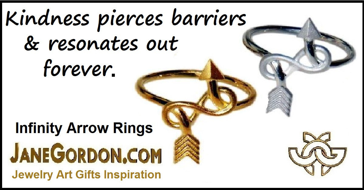 Custom Design: Heartbeat Arrow with Infinity links- Necklace- 18K gold with diamonds-12