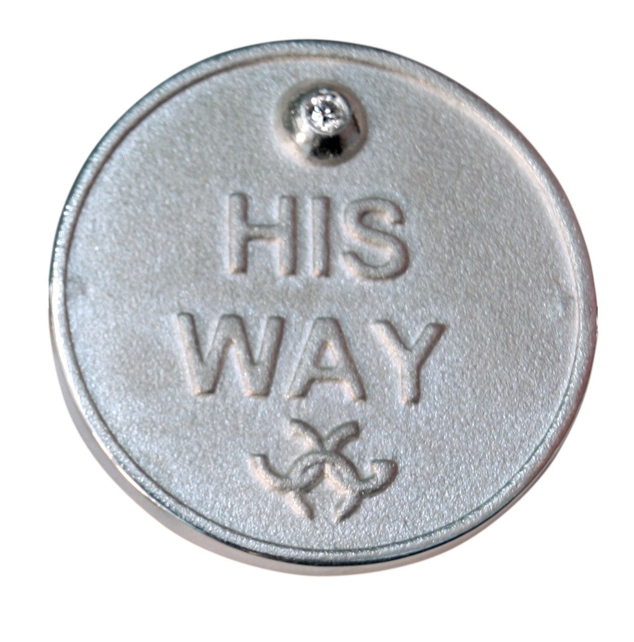 Decision Coin: "His Way / Her Way" Sterling Silver with Diamonds-1