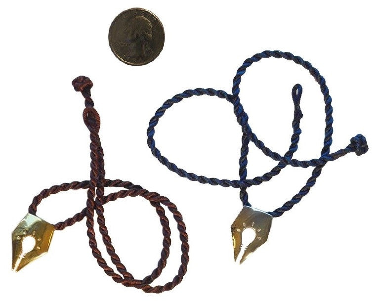 Pro-Truth Pledge Logo Pendant: Pen Tip & Light Bulb. Sterling Silver with 18K gold plate options-6