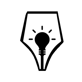 Pro-Truth Pledge Logo Pendant: Pen Tip & Light Bulb. Sterling Silver with 18K gold plate options-10