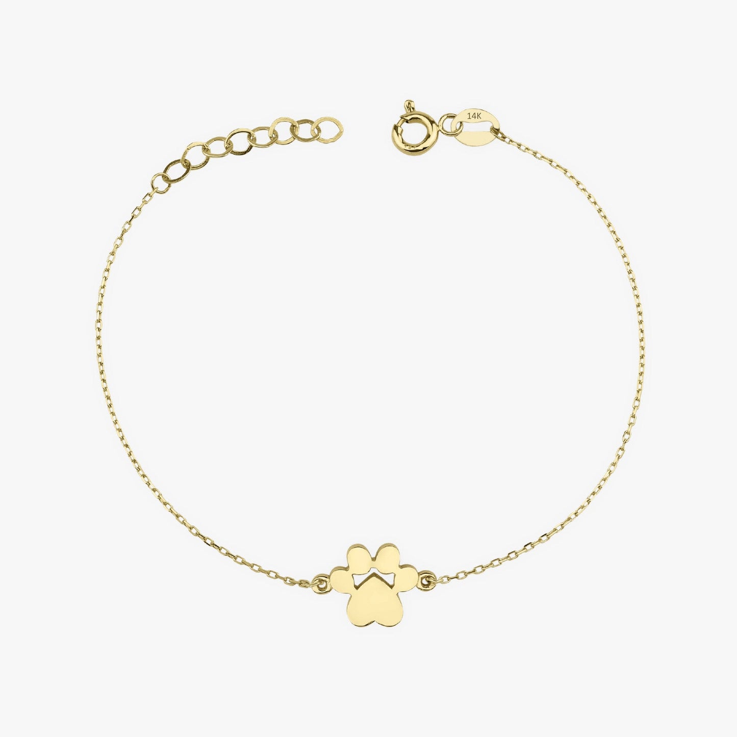 Paw Bracelet In 14K Gold-0
