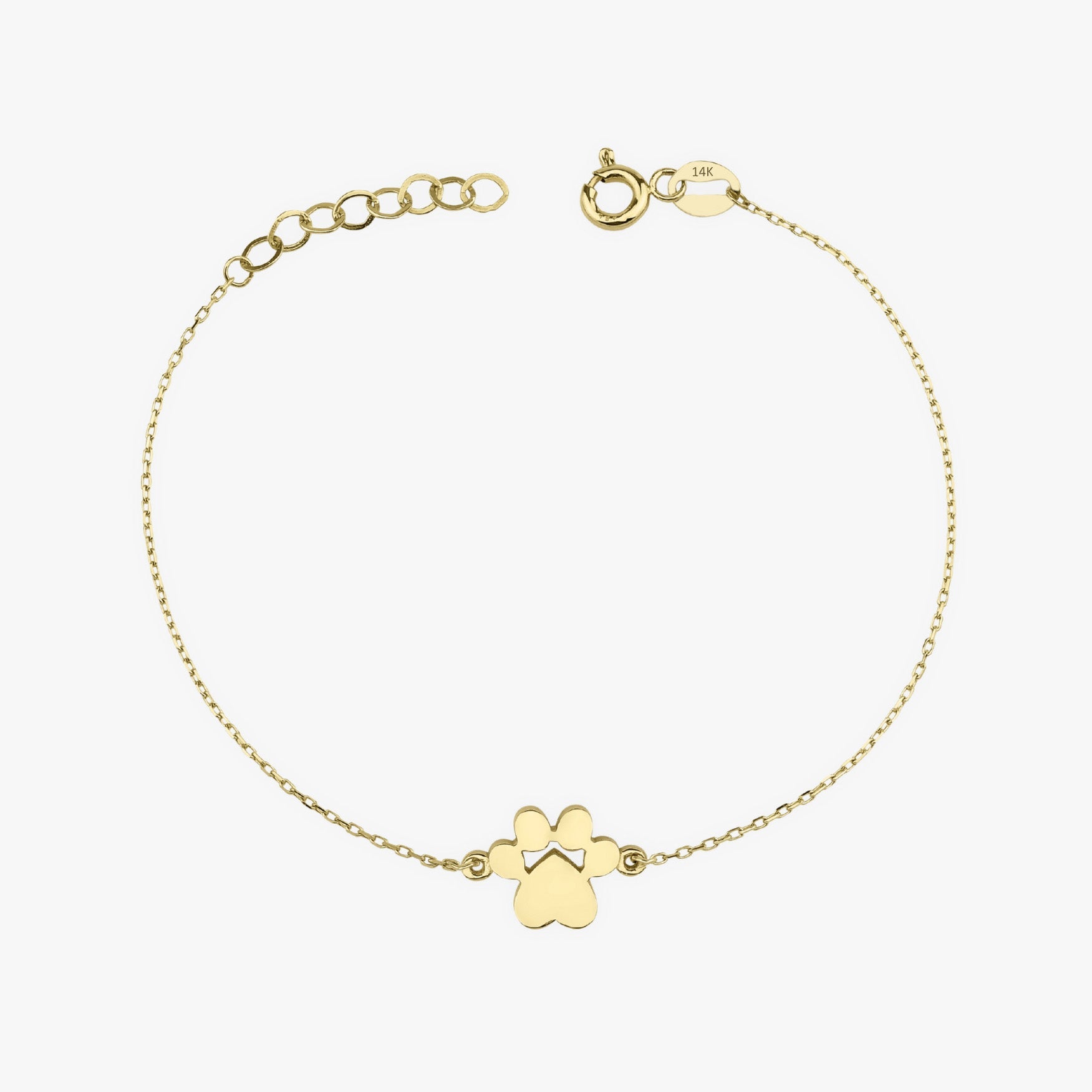 Paw Bracelet In 14K Gold-0